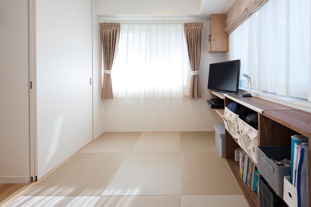 明るさがアップした室内