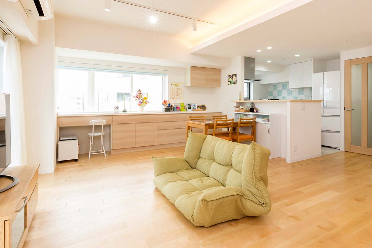 のびのびと広がる心地良いオープンLDK